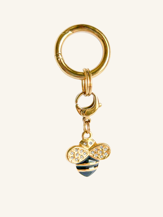 Gold Bumble Bee equestrian charm for riders and horse lovers