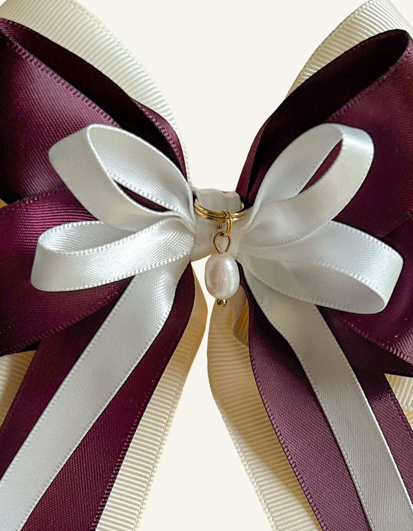 Jumper Bow – Burgundy Pearl