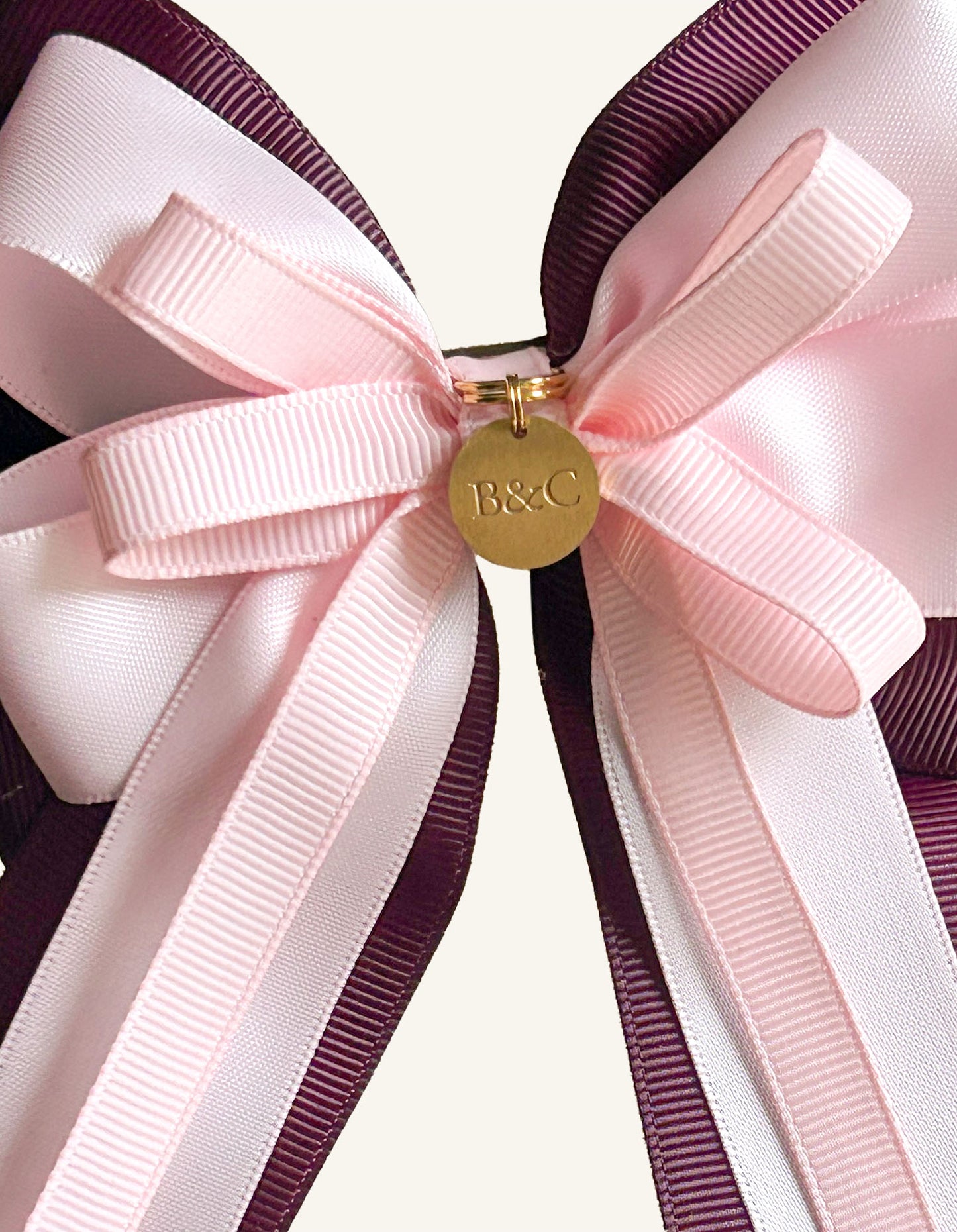 Jumper Bow – Burgundy Blush