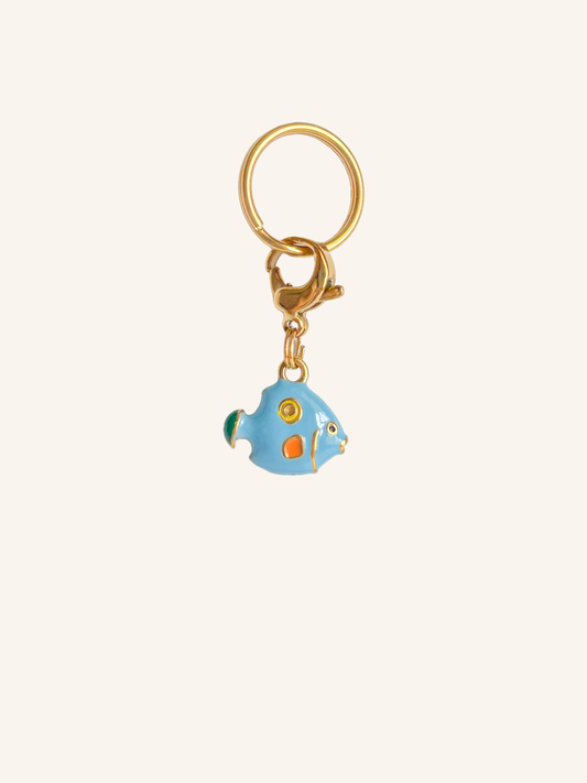 Colorful fish charm for equestrian accessories