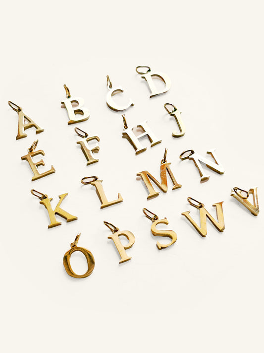 Gold personalized horse charm for equestrians