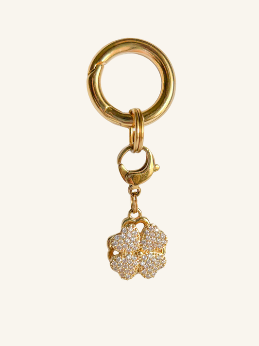 Lucky clover equestrian charm for riders and horse shows