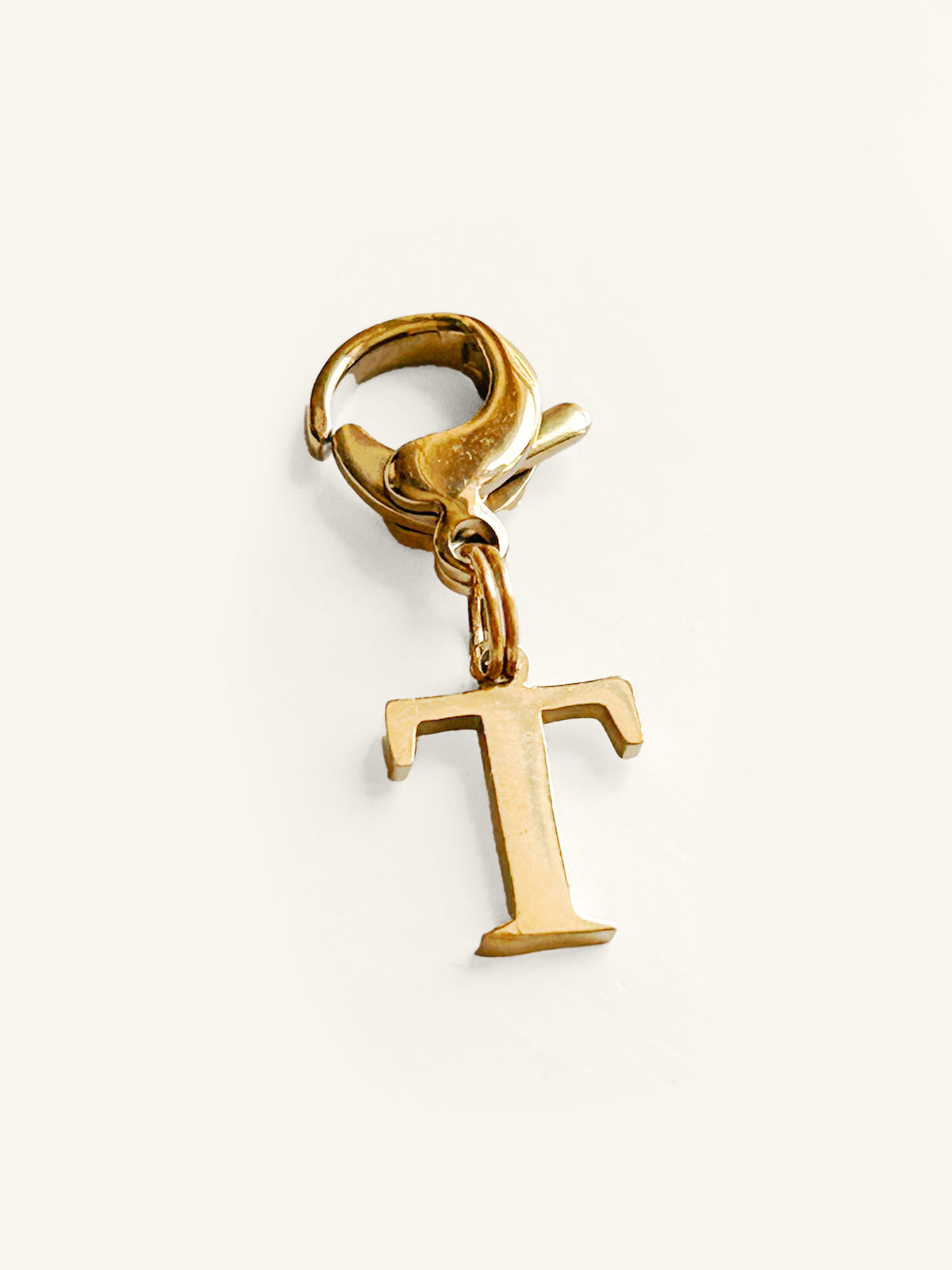 Personalized equestrian charm with alphabet letter