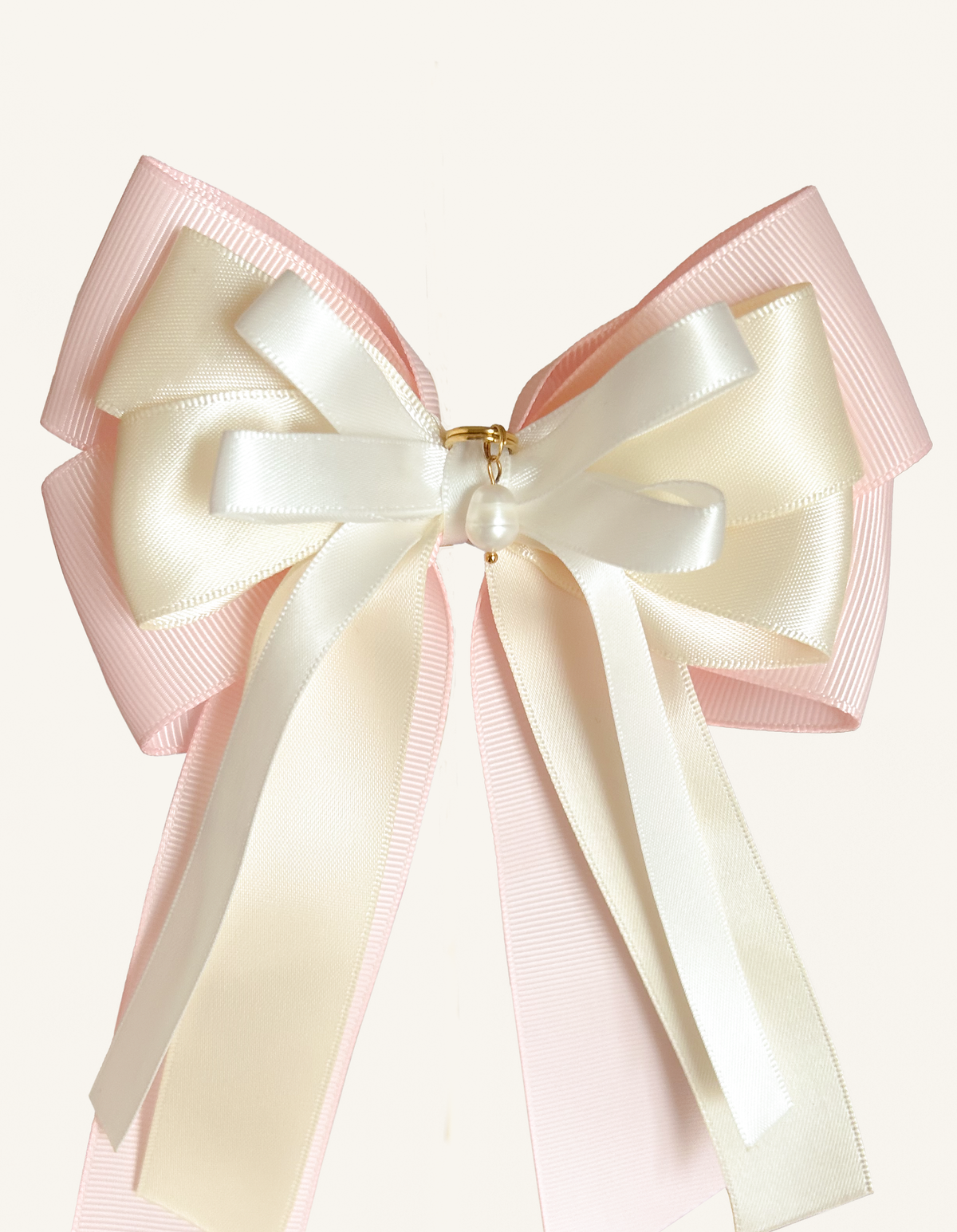 Soft Petal equestrian bows for braided hair