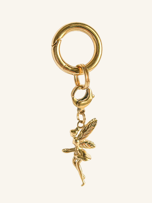 Tinker Bell gold equestrian charm for horse bridle and riding accessories